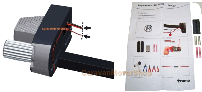 Truma 60020 54700 aandrijfmotor kabel reparatie