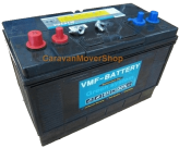 VMF VDC31M 105Ah  onderhoudsvrije calcium accu, alleen afhalen. (25,00 kg)